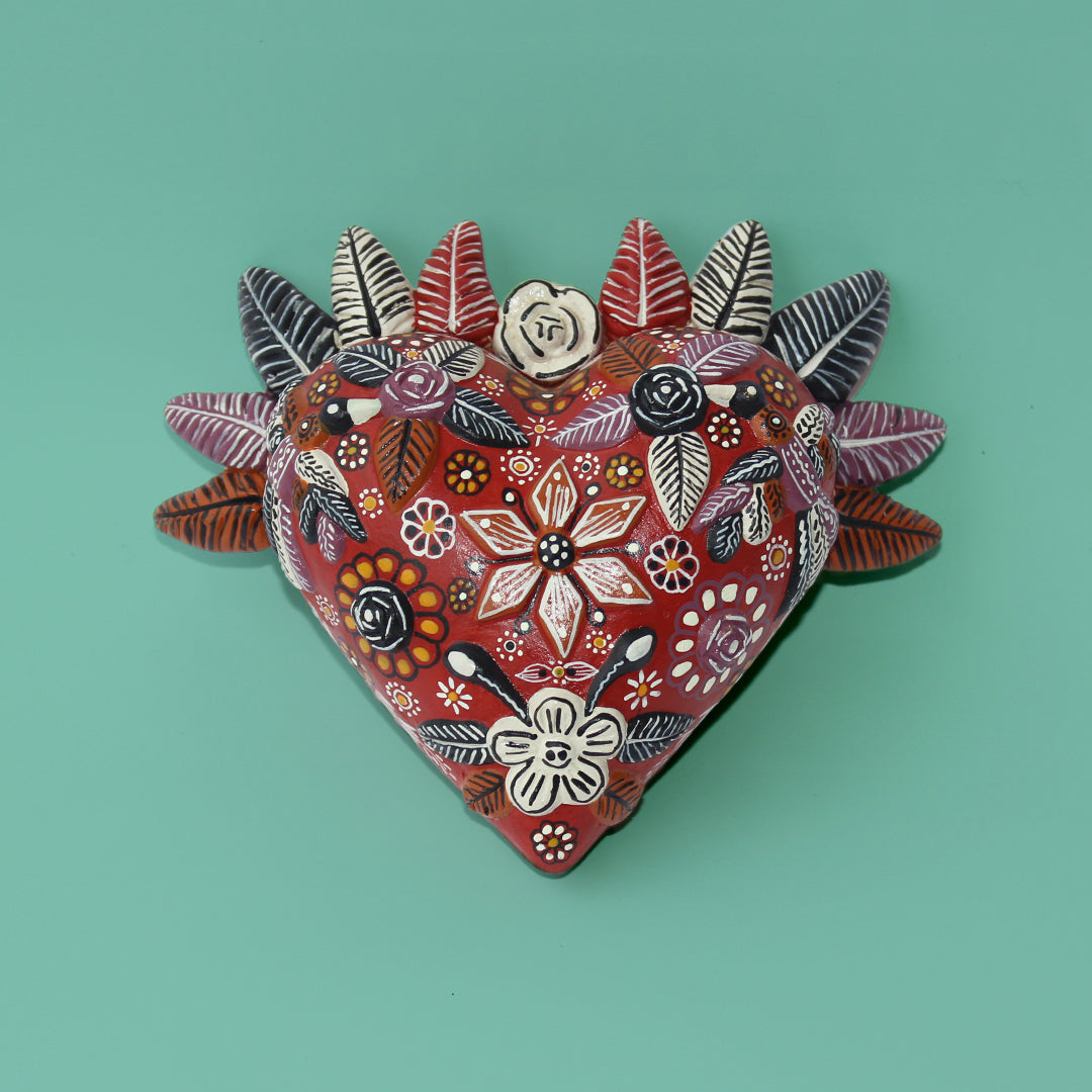 Corazón Ylla rojo