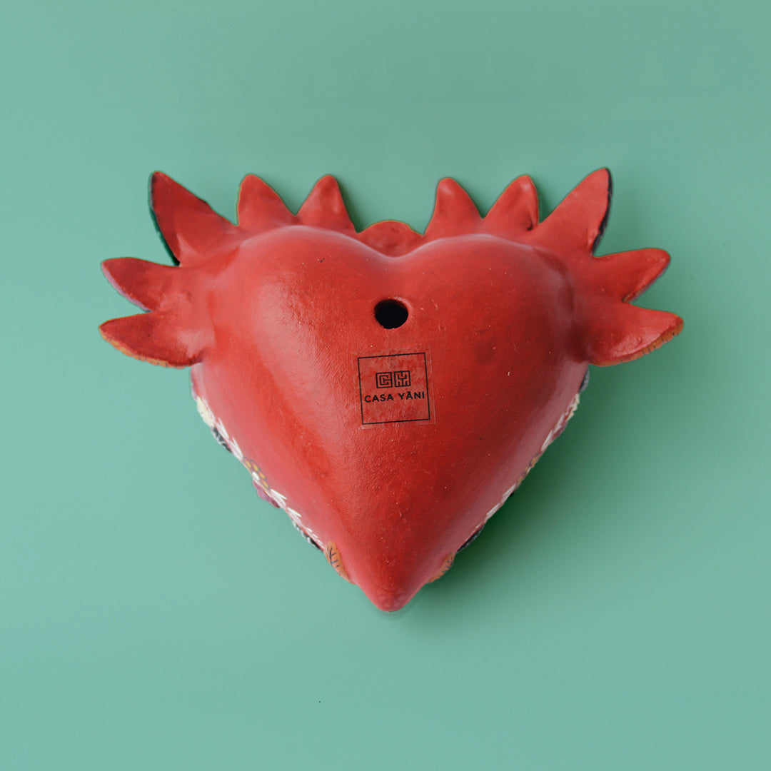Corazón Ylla rojo